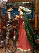 John William Waterhouse Tristram and Isolde (mk41) USA oil painting reproduction